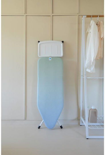 Brabantia Soothing Sea Ironing Board For Steam Iron Foldable 124x45cm