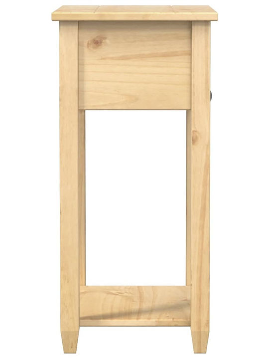 Corona Solid Wood Console Table Solid Pine Wood Solid Pine Wood L55xW35xH73cm