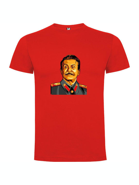 iLovePrints Stalin: A Soviet Superman T-shirt Superman Rot