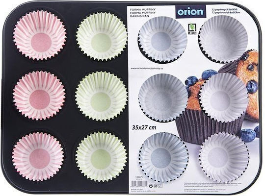 Orion Suport din hârtie pentru Cupcake 12x27cm 72pcs