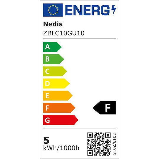 Nedis Smart Λάμπα LED 4.7W για Ντουί GU10 RGB 345lm