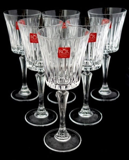 RCR Timeless Σετ Ποτήρια για Λευκό Κρασί από Γυαλί 230ml 6τμχ