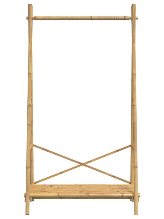 vidaXL Kleiderständer aus Bambus Braun 102x50x190cm