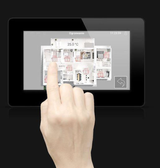 Satel Security Access-Control Keypad Touch with Screen White 1_797445