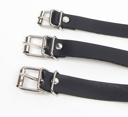 Subblime Subblime Leder- und Latex-Outfit Harness Schwarz