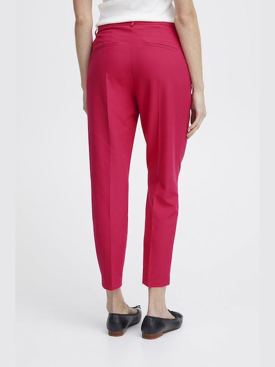 ICHI Women's Fabric Trousers Love Potion