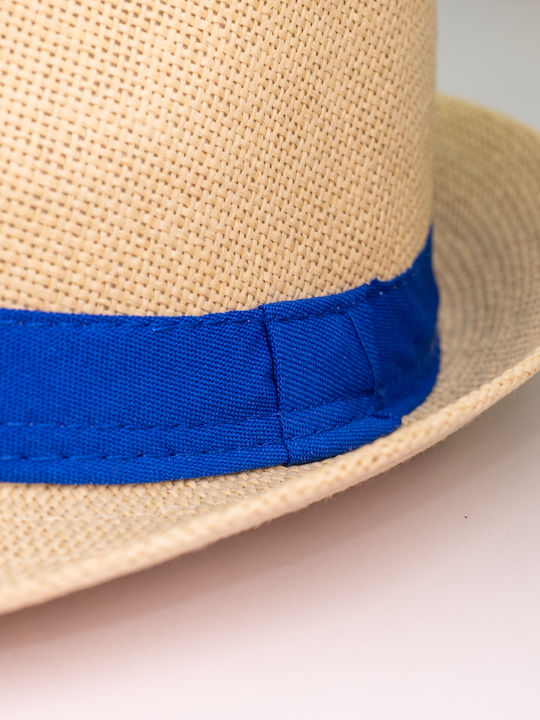 Brims and Trims Palarie Copii Fedora Albastră