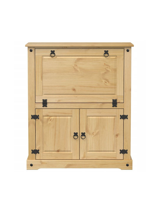 vidaXL Corona Επιδαπέδια Κάβα Ποτών Ξύλινη Καφέ 97x45x114εκ.