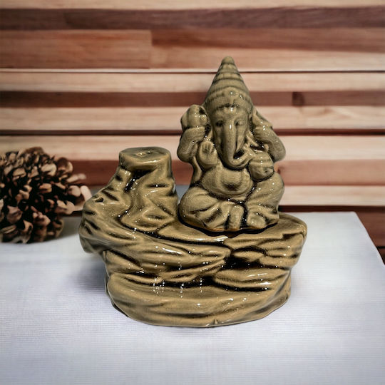 Κεραμικός Καυστήρας Ganesha Κώνους Ανάστροφης Ροής 10cm Grey