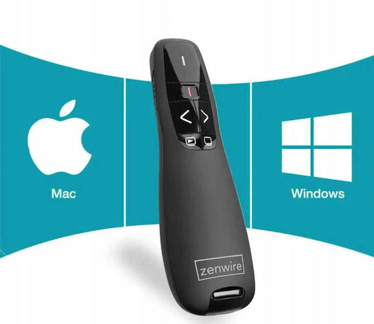 Zenwire Presenter με Κόκκινο Laser σε Κόκκινο Χρώμα