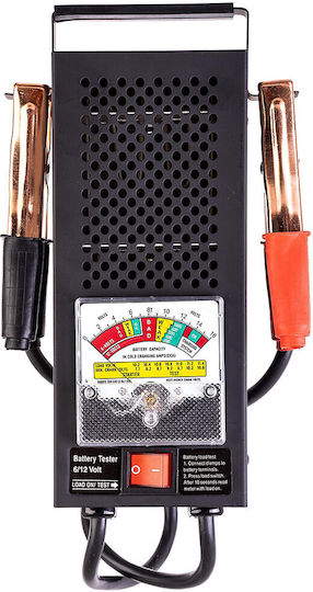 Technic Αναλογικό Battery Tester με Κροκοδειλάκια