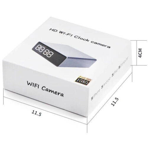 Κρυφή Κάμερα WiFi Ρολόι 1080p με Υποδοχή για Κάρτα Μνήμης