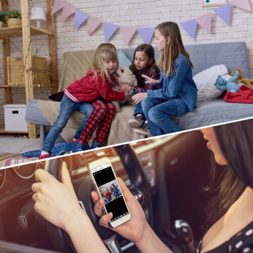 Κρυφή Κάμερα WiFi Ρολόι 1080p με Υποδοχή για Κάρτα Μνήμης