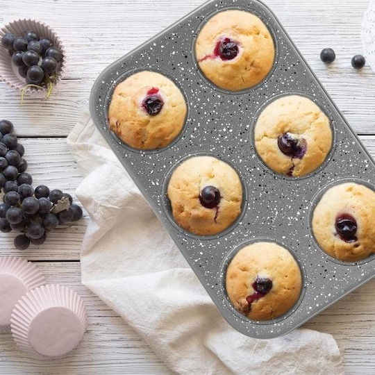 Orion Non-stick Cupcakes & Muffins 6 Cups Baking Pan 32x22x3cm