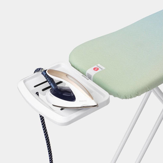 Brabantia Soothing Sea B Ironing Board For Steam Iron Foldable 124x38cm