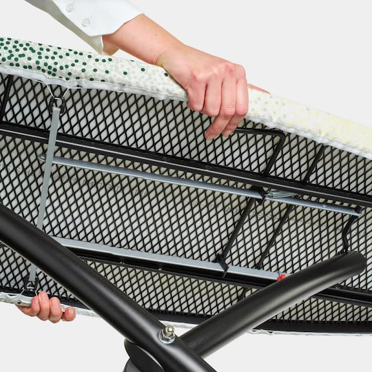 Brabantia New Dawn Bügelbrett Für Dampfbügeleisen Zusammenklappbar 135x45cm