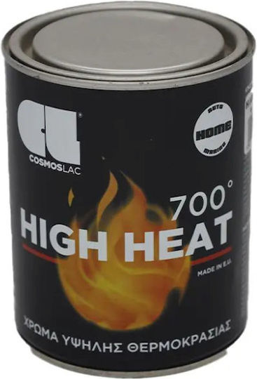 Cosmos Lac High Heat Υψηλής Θερμοκρασίας 700οc Νο350 Ασημί Αλουμίνιο Γυαλιστερό 750ml