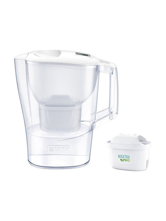 Brita Aluna Κανάτα Σερβιρίσματος White με Φίλτρο 2400ml