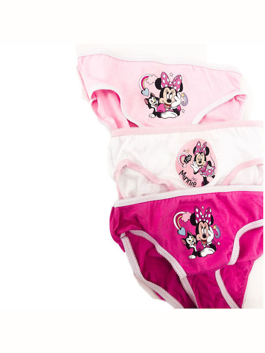 Setino Set of Kids' Briefs Pink, Fuchsia