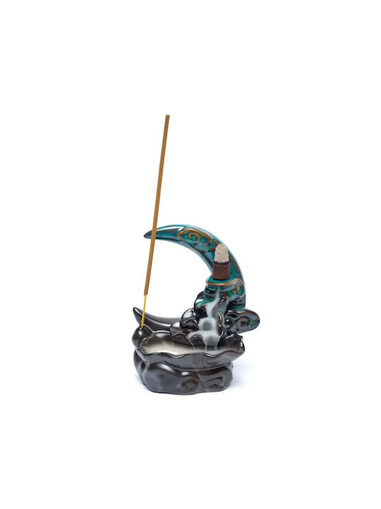 Keramik Rückflussbrenner Mondkegel Umkehrfluss 14cm