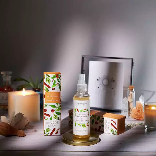 Aromatic Spray for Energy Cleansing of Space Aura Sage & Sandalwood