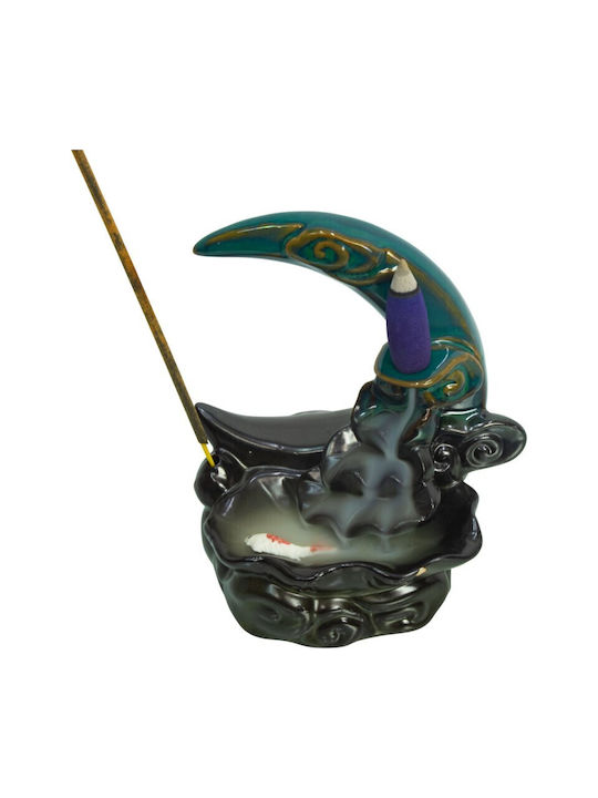 Keramik Rückflussbrenner Mondkegel Umkehrfluss 14cm