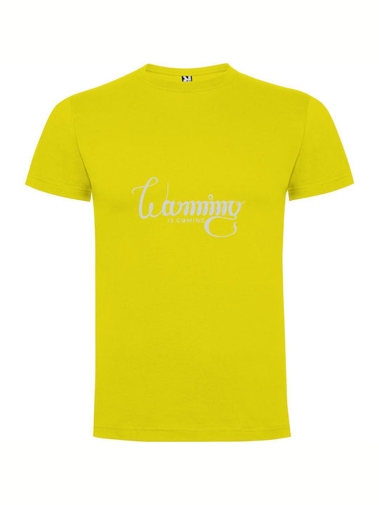 iLovePrints Looming Charm T-shirt Yellow