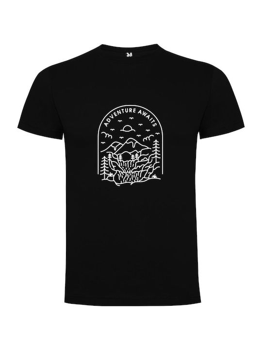 iLovePrints Adventuring In Monochrome T-shirt Black