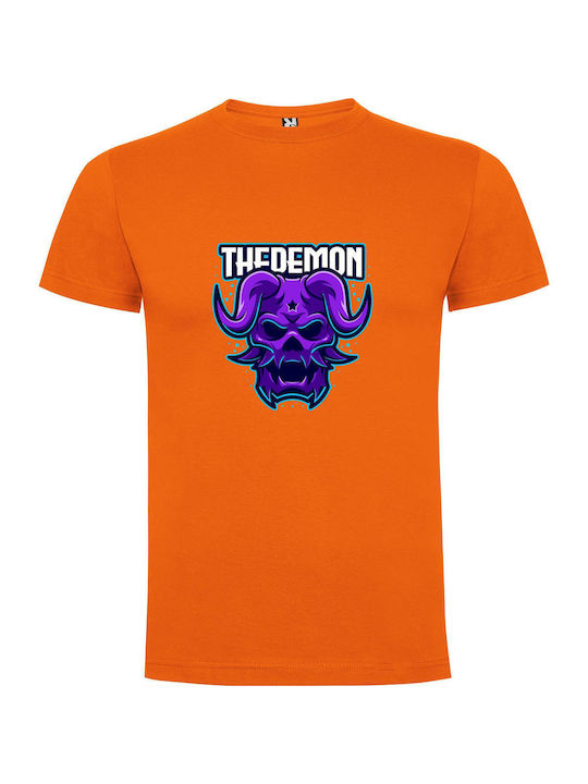 iLovePrints Demonic Majesty T-shirt Orange