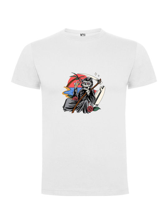 iLovePrints Deathly Ink Dreams T-shirt Weiß