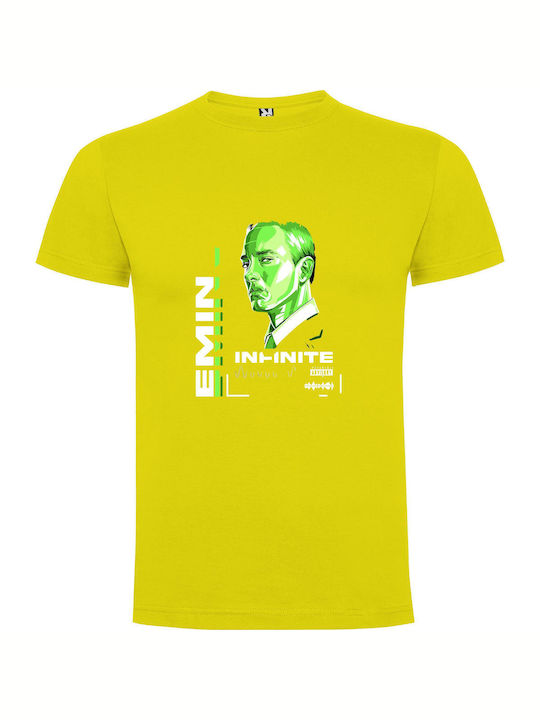 iLovePrints Suit T-shirt Eminem Κίτρινο