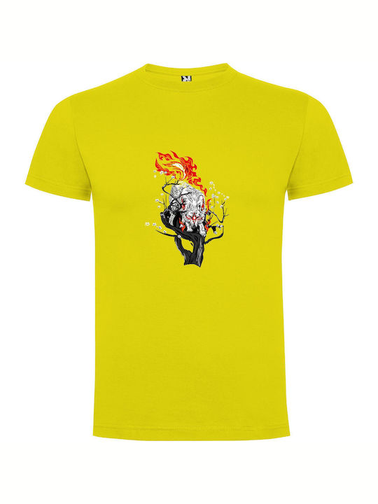 iLovePrints Mononoke's Mystical Meeting T-shirt Yellow