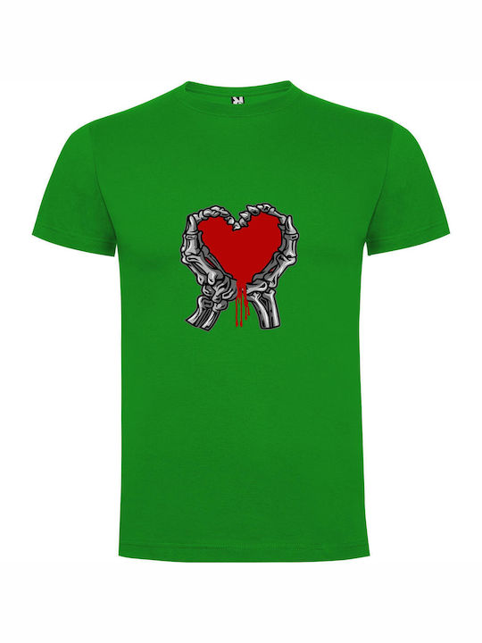 Gothic Love T-shirt Green