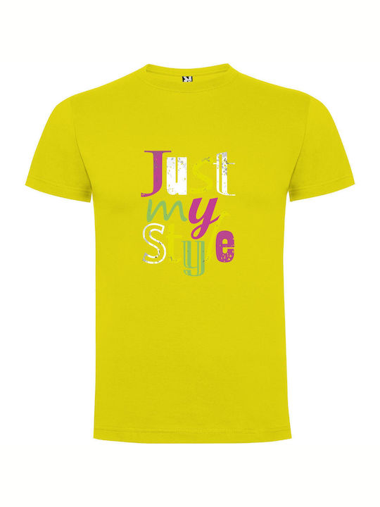 iLovePrints Style Fusion T-shirt Gelb