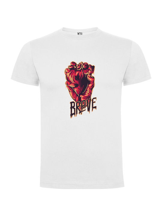 iLovePrints Braveheart Fist T-shirt White