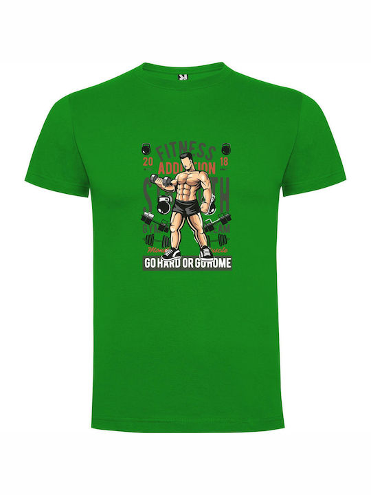 Muscle Marvel Man T-shirt Green