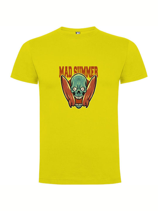 iLovePrints Madness Unleashed T-shirt Yellow