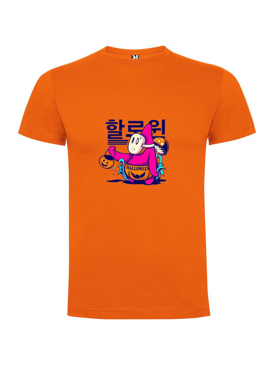 iLovePrints Pumpkin Pals For Halloween T-shirt Orange