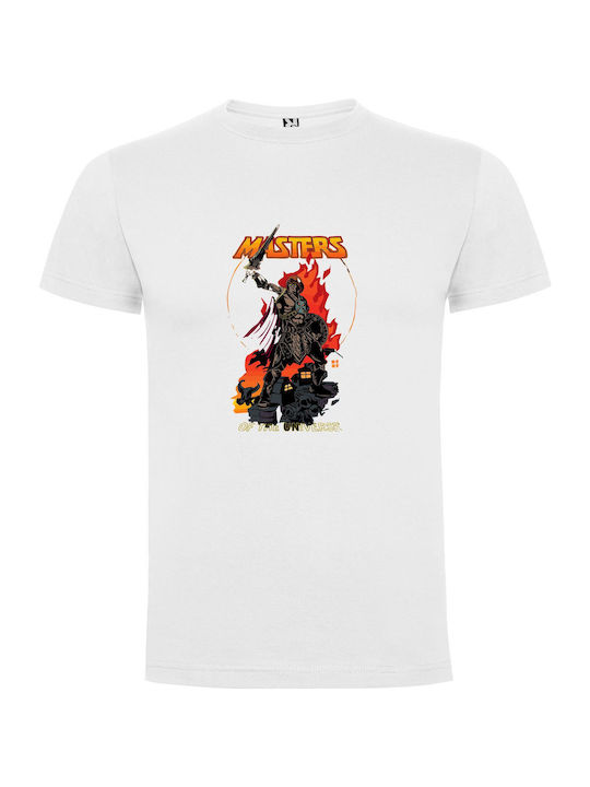 iLovePrints Dark Metal He-man T-shirt White