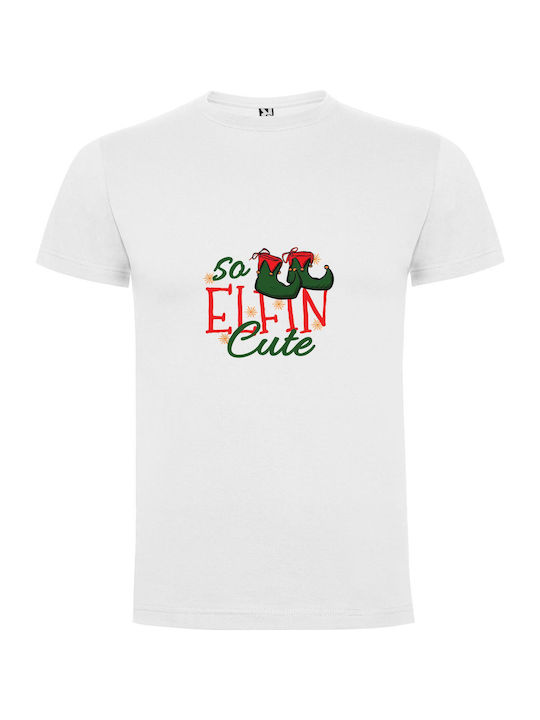 iLovePrints Elf Chic T-shirt Λευκό