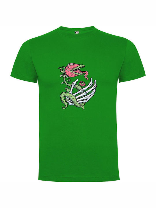 iLovePrints Flesh Botanical Mutations T-shirt Green