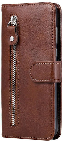 Zipper Wallet Καφέ (Honor 200 Lite 5G)