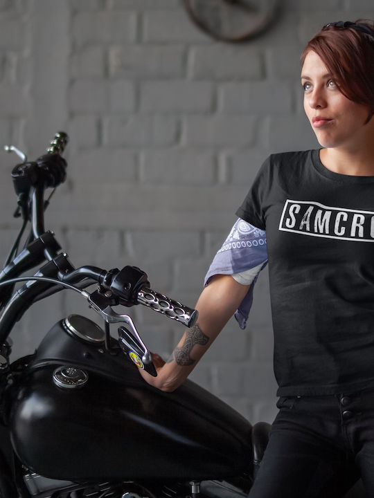 Softworld Sons Of Anarchy Samcro T-shirt Sons of Anarchy Μαύρο