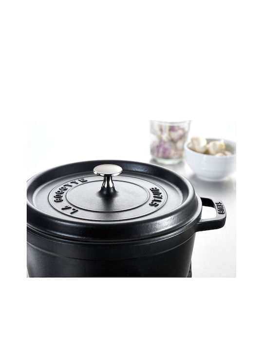 Staub La Cocotte Tiefe Gusseisen Kochtopf aus Gusseisen 2.6lt / 22cm