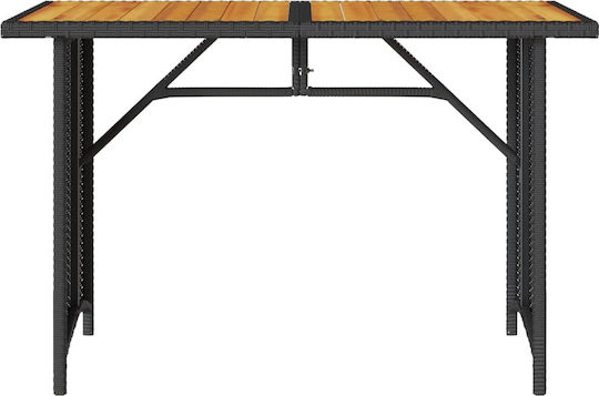 Garten- und Outdoor-Möbelsets 2 Stück Schwarz mit Kissen