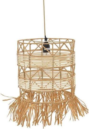 Inart Crossio Κρεμαστό Φωτιστικό Μπεζ 36x36x110εκ. Inart Crossio Κρεμαστό Φωτιστικό Μπεζ 36x36x110εκ.