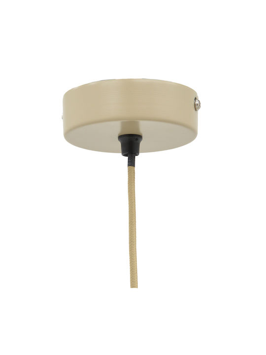 Inart Jarua Κρεμαστό Φωτιστικό Χρυσό με Ντουί E27 65x65x110εκ.
