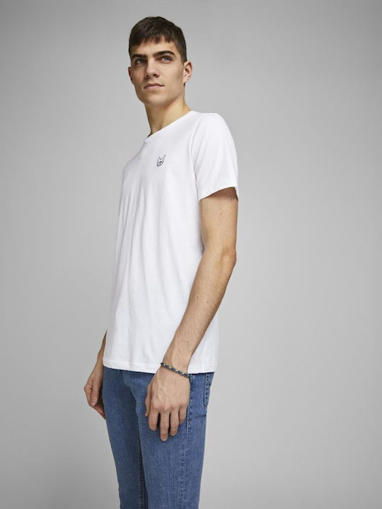 Jack & Jones Men's Short Sleeve T-shirt White