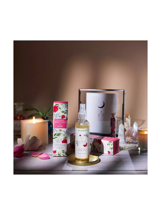 Aromatic Spray for Energy Cleansing of Space Aura Sage & Rose