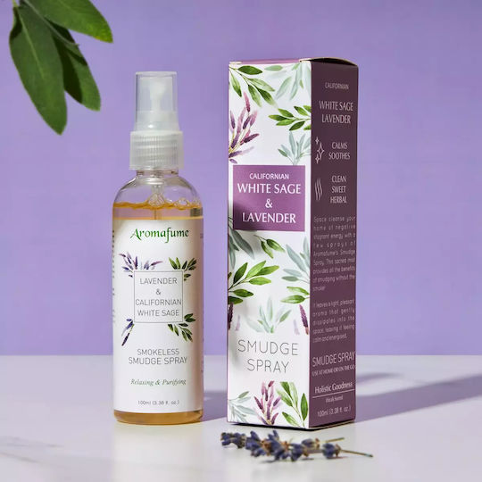 Aromatic Spray for Energy Cleansing of Space Aura Sage & Lavender 100ml